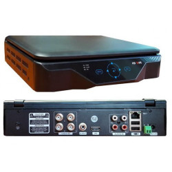 R-HDVR-LCD0401 (2Мп)  LCD-экран 10" 4-канальный Гибридный видеорегистратор (Analog/AHD/IP/TVI)