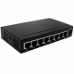 TSn-8G 8-портовый гигабитный  коммутатор, 8 портов 10/100/1000 Мбит/с, дуплекс, общая пропускная способность 16 Гбит/с